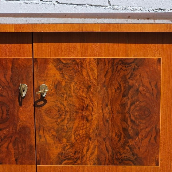 Image 1 of French MID-CENTURY MODERN Sideboard-Luxurious Macassar 60s Buffet-60s