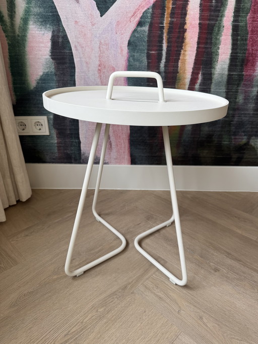 Cane-Line On the Move side table, white