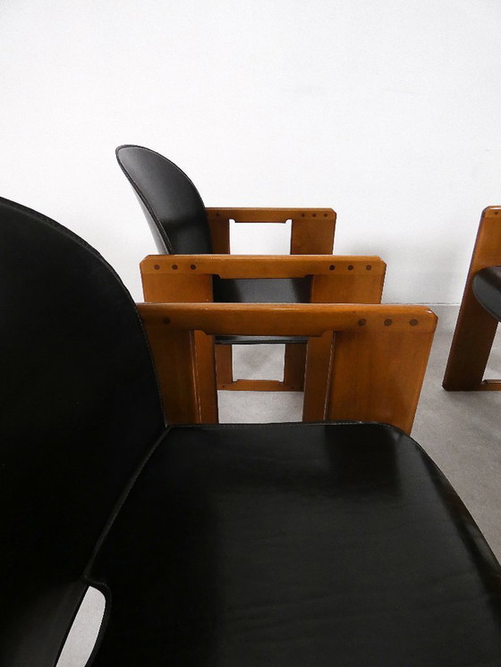 Image 1 of 4 sedie da pranzo - 'Dialogo' - Afra & Tobia Scarpa