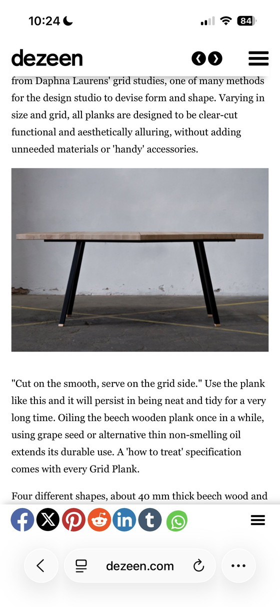 Image 1 of Tavolo Grid di Daphna Laurens - tavolo da pranzo