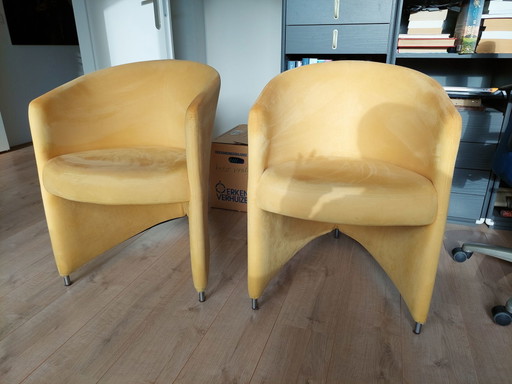 2 sedie da pranzo di design, modello Foxtrot