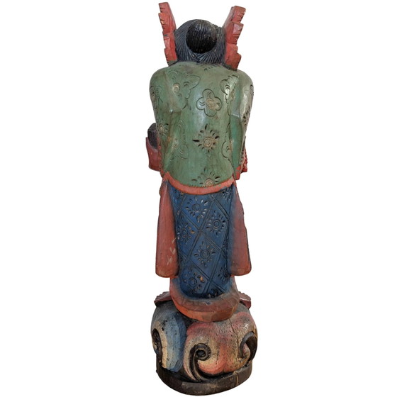 Dvarapala balinese policromo (Guardiano del Tempio) – Sculture, Wood (photo 6 of 10)