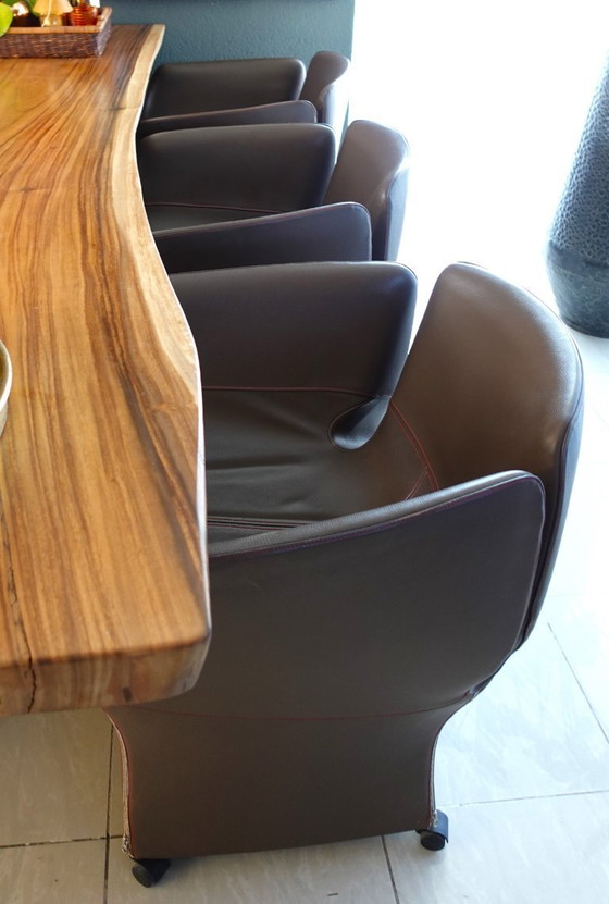 Image 1 of 6 x Moroso Bloomy Ledersessel