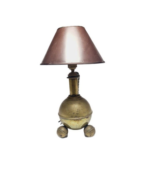 Art Deco Bedside Lamp, Belgium, 1930s – Table lamps, Metal, Brass (photo 11 of 17)