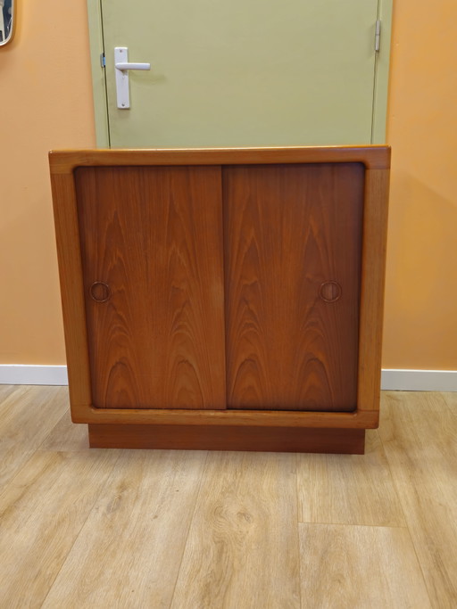 Silkeborg Danish Sliding Door Wardrobe Cabinet Small Cabinet Vintage