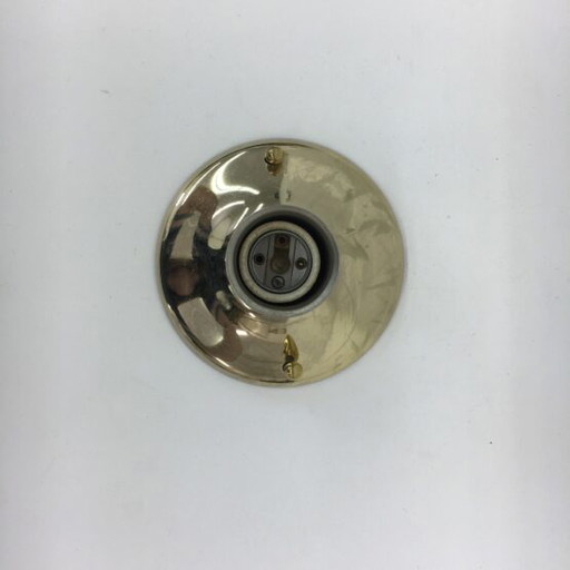 Jahrhundert-Minimalismus Schonbek & Co. Gold Leuchte, 1970er Jahre