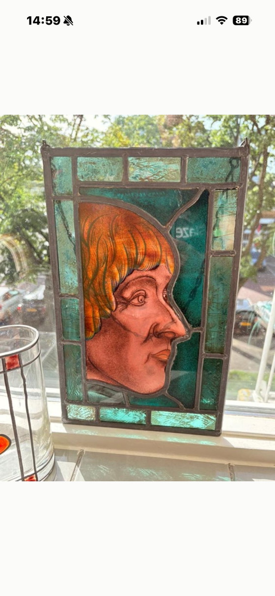 Image 1 of Frans Heetman, artista colorido e idiosincrásico, vidrieras