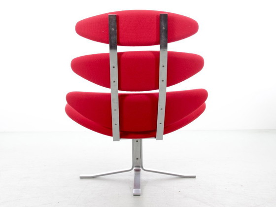 Een paar vintage Corona Scandinavische fauteuils – Erik Jørgensen Møbelfabrik, Metal (photo 7 of 13)