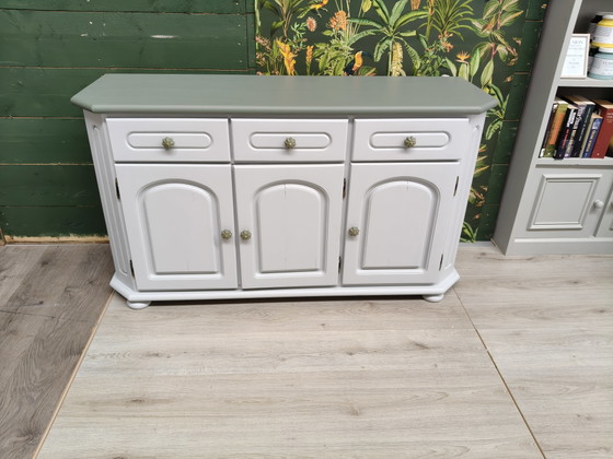 Grey/Green Sideboard – Wood (photo 2 of 8)