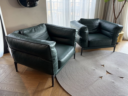 2x Flexform Adda fauteuil