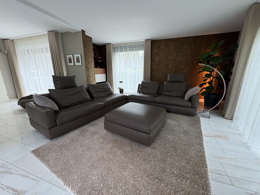 Design leather corner sofa
