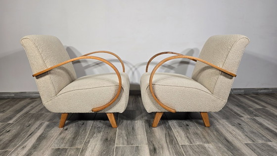 Image 1 of Poltrone Lounge di Jindrich Halabala, set da 2