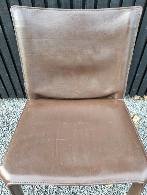 Image 1 of 4 sedie Cassina marrone scuro