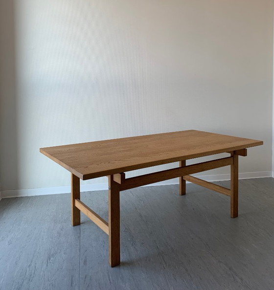 Image 1 of Hans J. Wegner coffee table – PP Møbler – solid oak – with original label