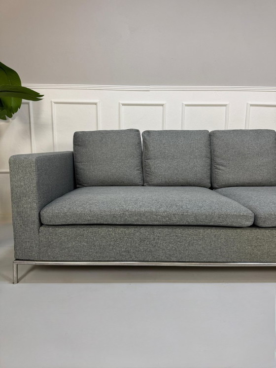 Image 1 of 2x B&amp;B Italia George Designer Brand Sofa Grey Classic