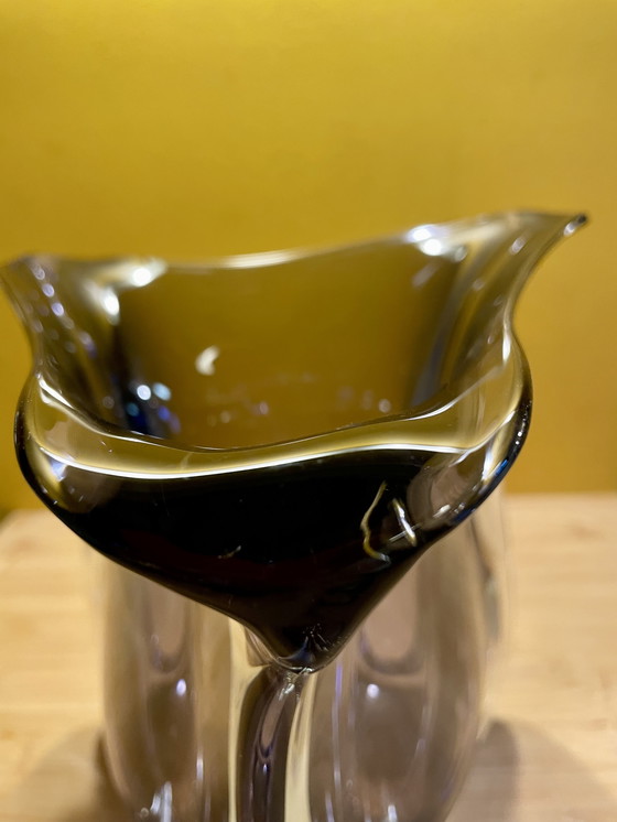 Image 1 of Prachtige stijlvolle mondgeblazen vintage design vaas
