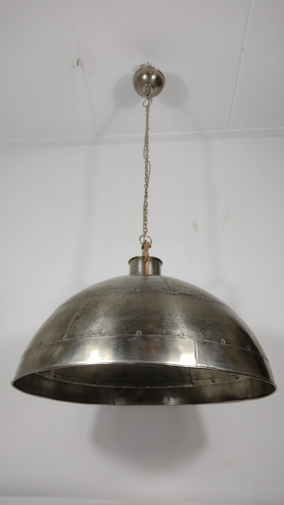 Image 1 of Industrie-Design-Hängeleuchte 60cm Farbe Platin