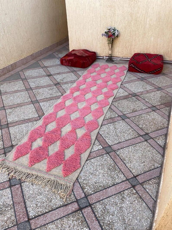 Handgemaakt wollen loper tapijt 400cm x 70cm – Vloerkleden en tapijten, Wool (photo 2 of 11)