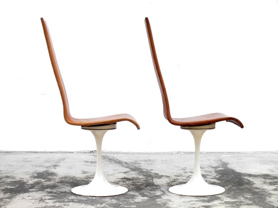 Image 1 of Haberli Teo Alfredo design anni '65 produzione svizzera due sedie scultura