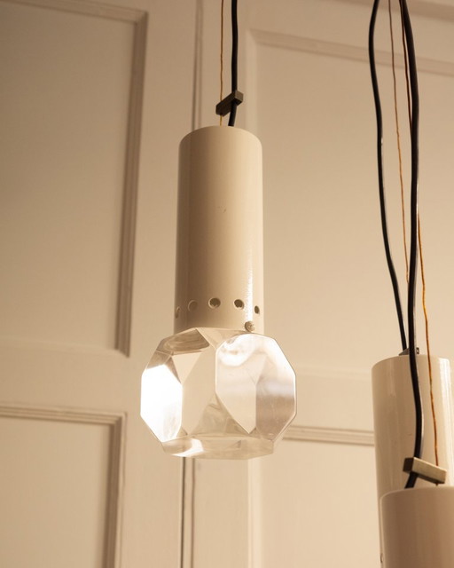 Suspension italienne - années 1970 – hanglampen, Metal (photo 2 of 9)