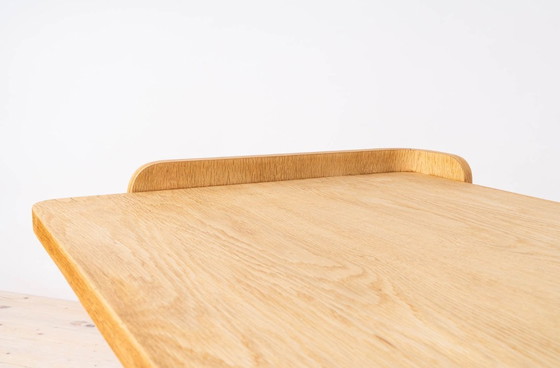 Image 1 of Postmodern Desk, Writing Table by Bohumil Landsman, Oak Veneer, 1970s