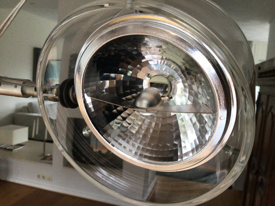 Image 1 of English design pendant lamp with four glass shades
