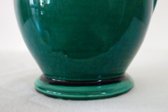 Image 1 of Jarra de cerámica esmaltada, Francia, década de 1950