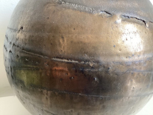 Mobach Large Ceramic Vase with Bronze Glaze – vazen (photo 2 of 6)