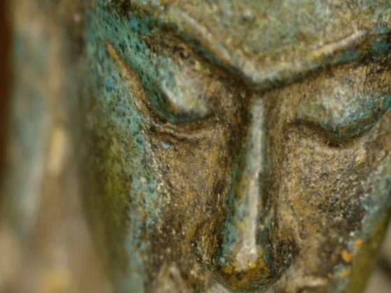 Antique Thai Buddha in Sukhothai Style – Ayutthaya, 17th–18th Century – Sculpture, Bronze (photo 10 of 11)