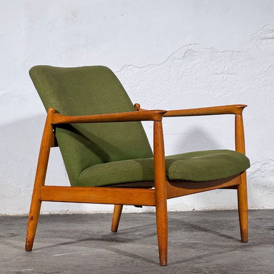 Paar GFM-64 Fauteuils van Edmund Homa, jaren 70 – Textile (photo 3 of 13)
