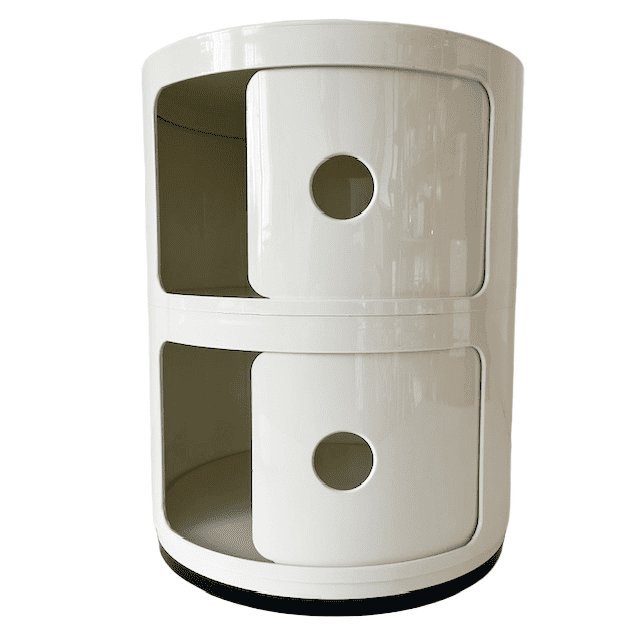 Vintage mid-century space age Kartell cabinet Anna Castelli