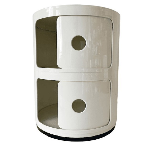 Image 1 of Vintage mid-century space age Kartell cabinet Anna Castelli Ferrieri 1970's