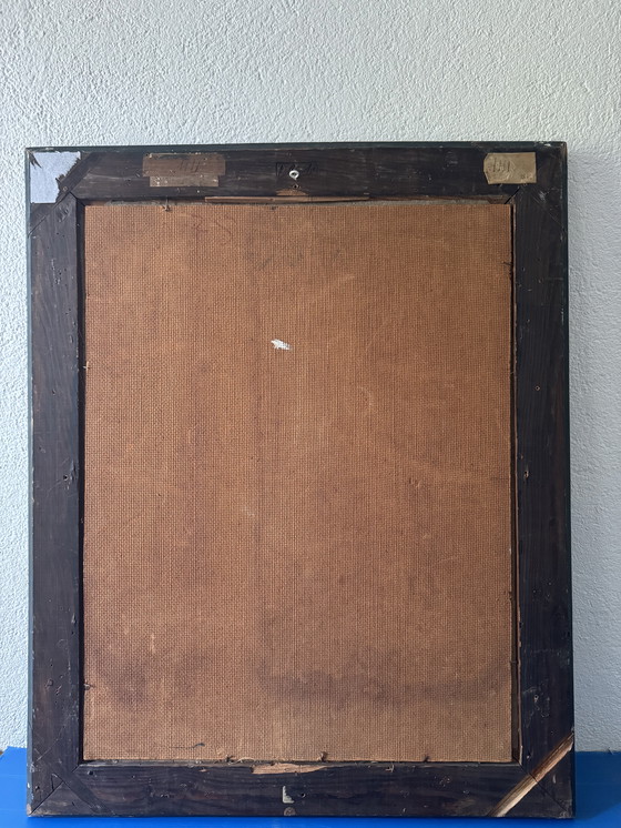 Image 1 of Farbiges Stilllebengemälde 20. Jahrhundert Rahmen E.Bouche