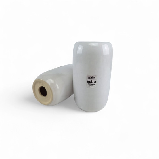 Image 1 of 4 x ASBO ceramic tea light holder Denmark Stentoj danish design