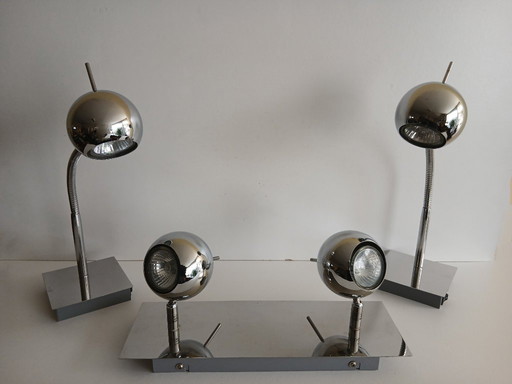 Lampade da comodino / lampade da parete / lampade da soffitto Eyeball - Vintage