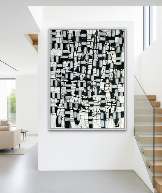 Natia Antadze Abstract Composition XXL – Paintings & Drawings, Canvas (photo 2 of 15)