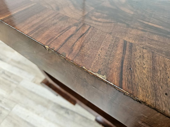 Art Decò Dining Table in Walnut Burl, 1940 – Wood (photo 10 of 21)
