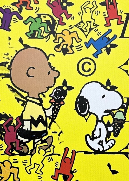 Death Nyc - Charlie Brown, Snoopy and Ice Cream - Limited Edition With Certificate