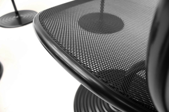 Image 1 of Come nuove! Set vintage di 4 sedie O-Line, disegnate dal Prof. Herbert Ohl per Wilkhahn nel 1982, in condizioni da museo!