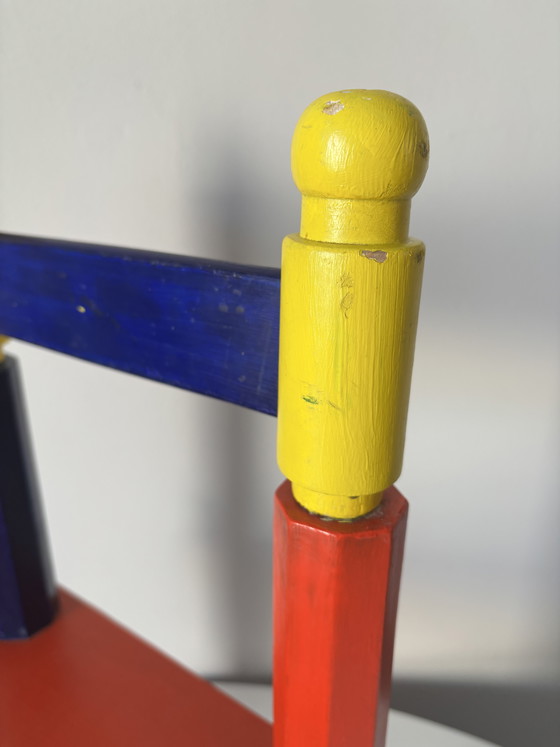 Image 1 of Pierre Sala Hochstuhl im Memphis-Stil