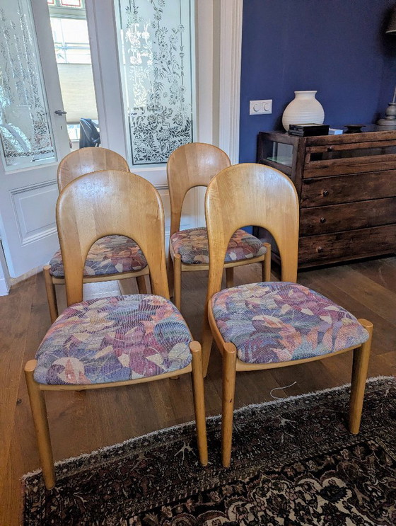 Image 1 of 4x Niels Koevoed Dining Chairs Danish Vintage Design