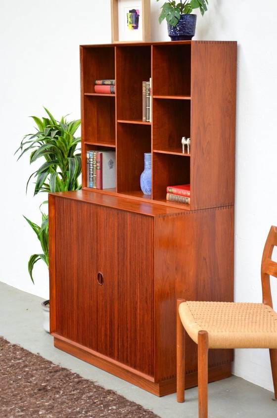 Image 1 of Hvidt & Mølgaard Schrank Søborg Teakhouten dressoir Vintage Midcentury Regal
