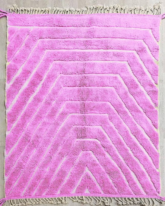 Tapis berbère marocain 200cm x 300cm – Wool, Cotton (photo 7 of 10)