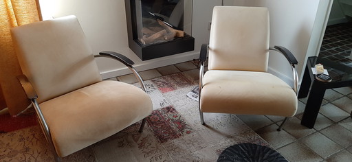 Gelderland 5470 Jan des Bouvrie 2 armchairs