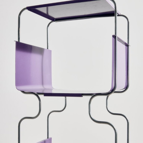 MK11623 Mensola a terra italiana in stile Space Age – Scaffali a muro, Metal (photo 5 of 11)