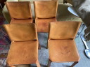 Cassina leren eetkamerstoelen, set van vier
