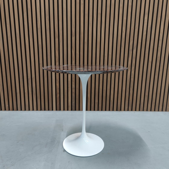 Image 1 of Knoll Saarinen Low Table - Rosso Rubino Marble