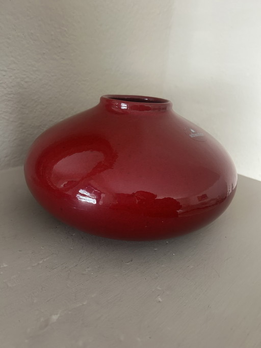 Vintage Scheurich UFO Vaas 629/13 PASSION - Oxblood Red - West Germany 70s - Fat Lava Space Age (photo 2 of 6)