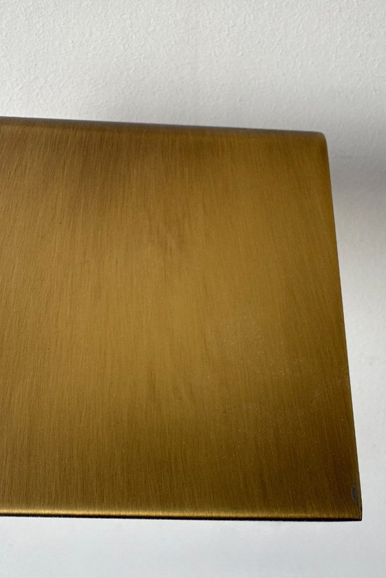 Image 1 of Lampada da parete vintage regolabile, ottone spazzolato, Francia, 1970