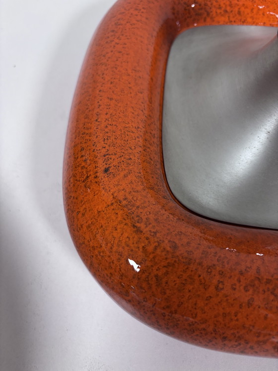 Zeldzame Kaiser Leuchten Wandlamp Model 11/0039 Klaus Hempel Space Age – Wandlampen, Ceramic, Aluminium (photo 6 of 14)